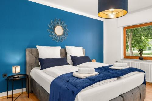 Sued Apartment | Stilvolles Apartment - Boxspringbetten - Netflix