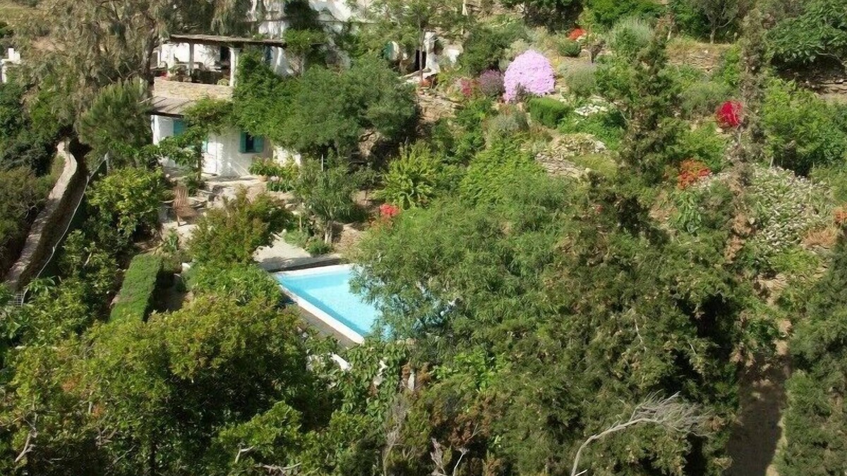 Andros Other | Stone-built Cycladic Farmhouse, and small hamlet, lovely views, sleeps 11/12