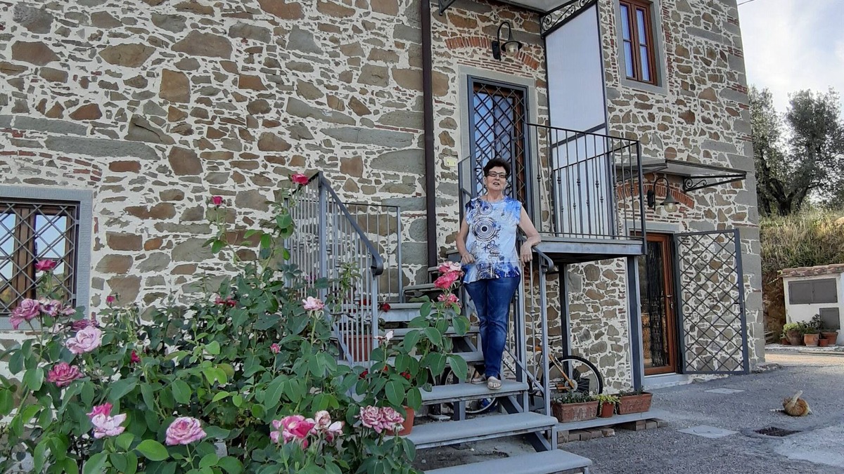 Vitolini House | stone farmhouse immersed in an olive grove owned