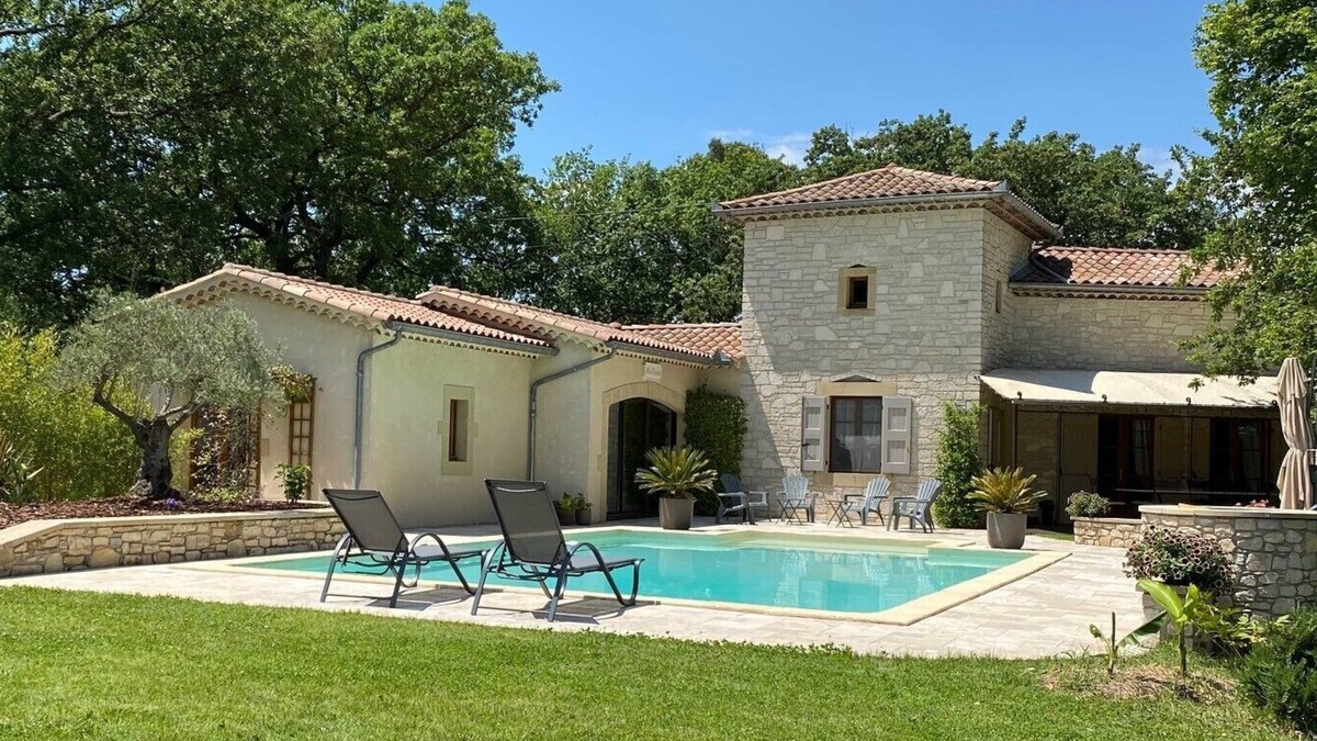 Saint-Hilaire-de-Brethmas Other | Stone house with swimming pool