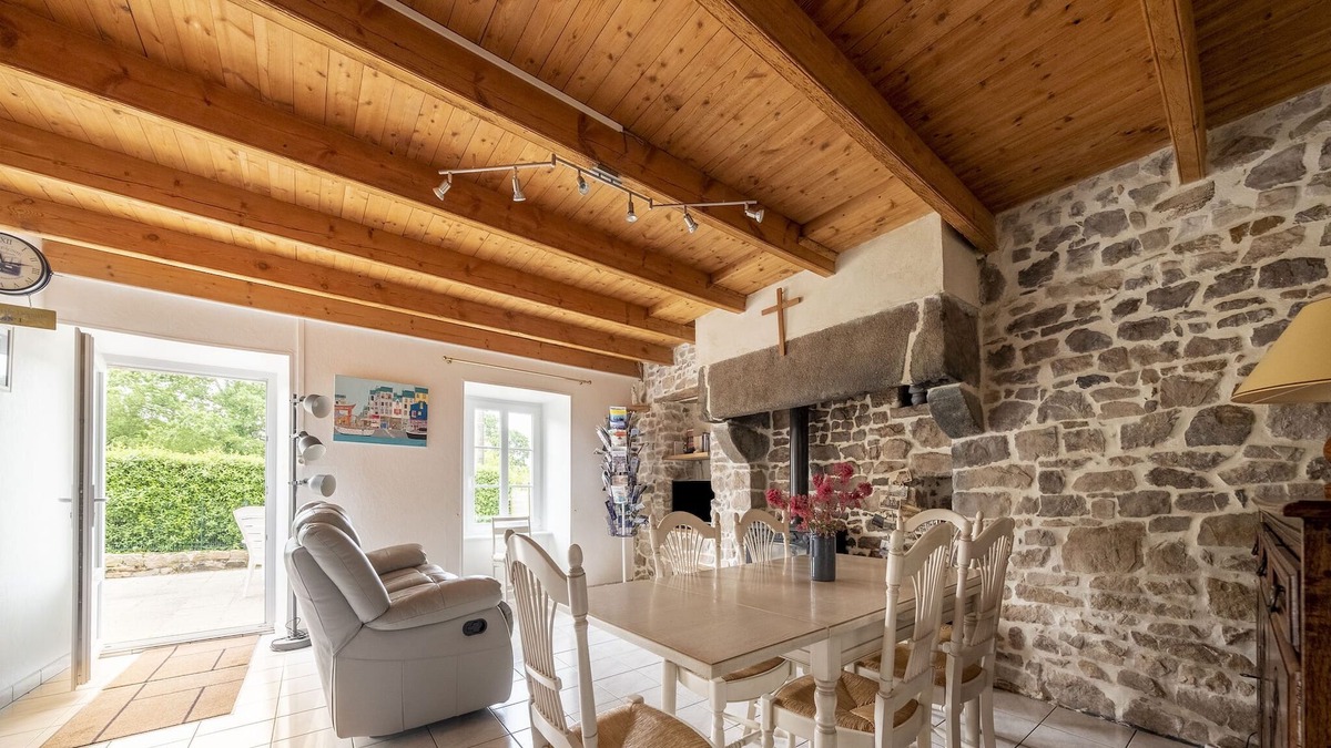 Saussey House | Stone-house cottage in Saussey with garden