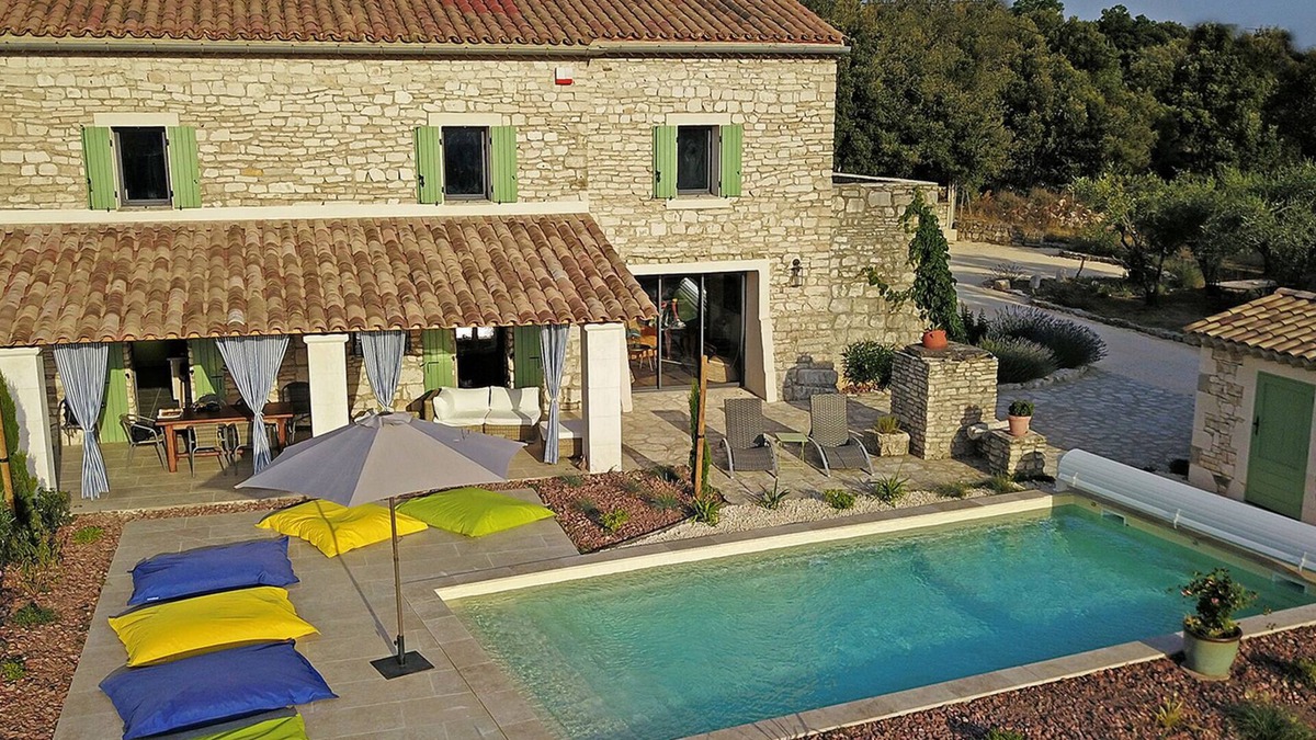 Orgnac-l'Aven House | Stone house, private pool, panoramic view, close to the Gorges de l'Ardèche
