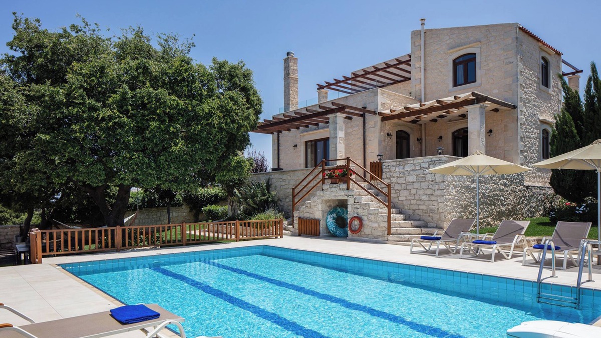 Eletherna Villa | Stone Made villa in picturesque village! Private pool & full privacy!