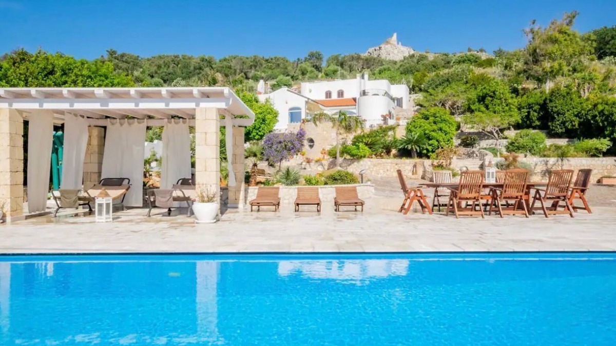 Porto Tricase Villa | Stone tower villa.