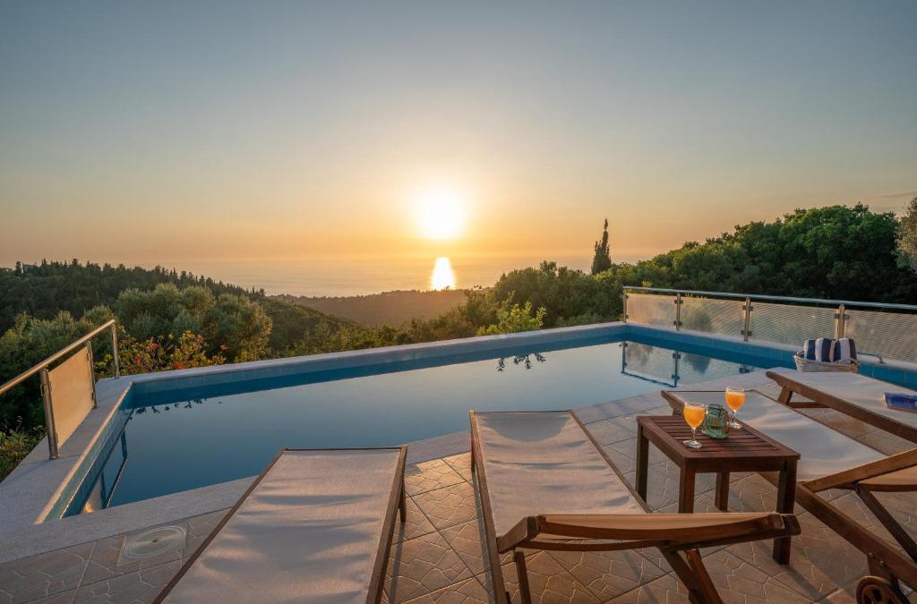 Erisos Villa | Stone Villa Eriphyle ,private witn sunset view