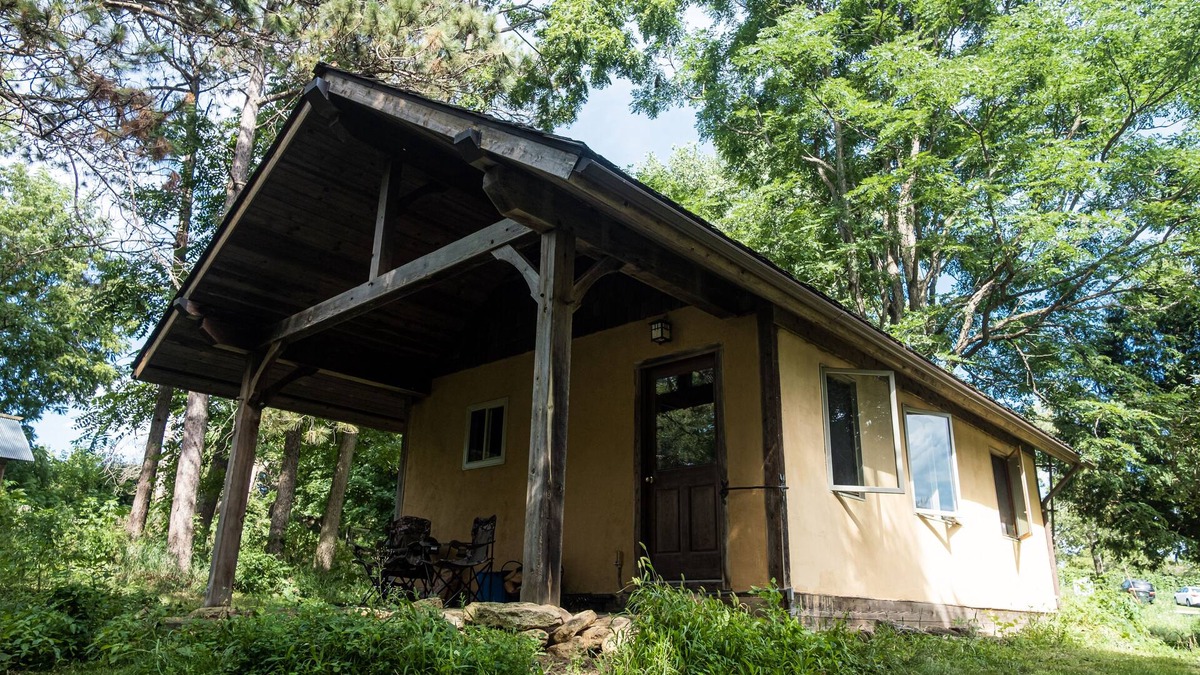 Mount Horeb Other | Straw clay sauna house on organic farm