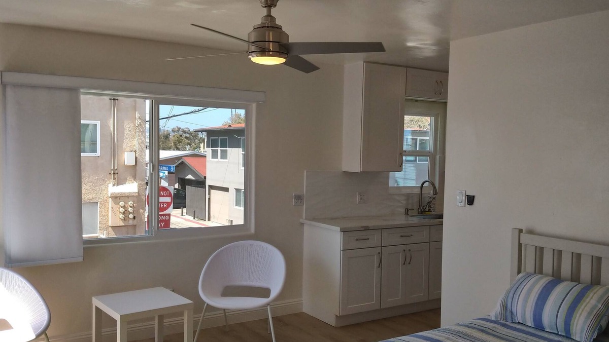 San Diego Apartment | Studio #1 Fully-equipped with Great Views & Boardwalk Patio Access - Oceanfront!