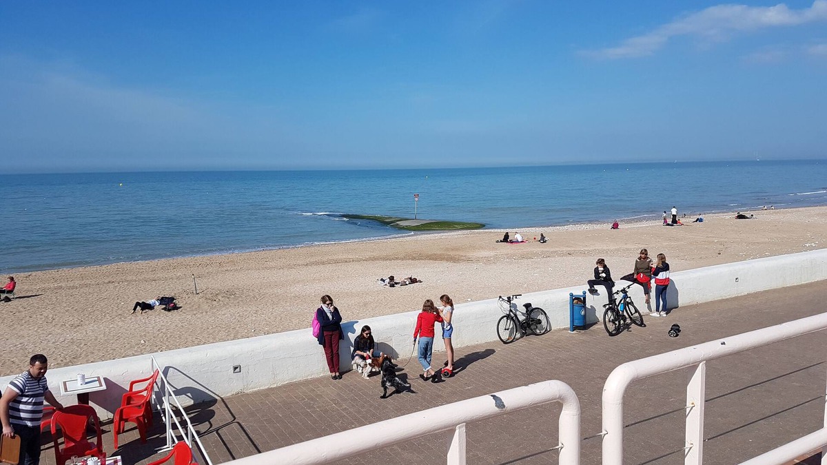 Villers-sur-Mer Apartment | STUDIO 25 M2 completely renovated with parking, balcony in residence FACING THE SEA