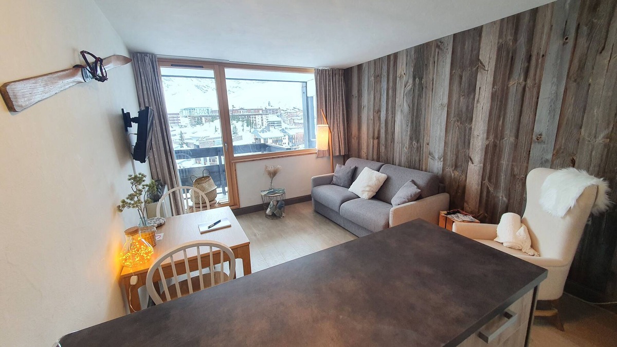 Le Lavachet Apartment | Studio 4 pers. 100m from the nearest chairlift, return on skis