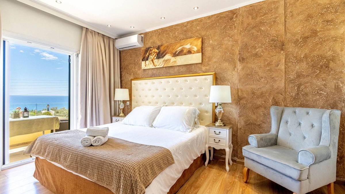 Lakones Apartment | Studio Apartment 'Angela 1' with Sea View, Wi-Fi and Air Conditioning