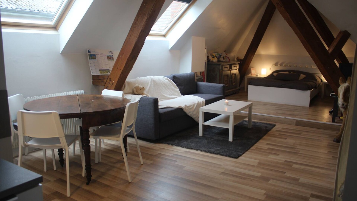 Guebwiller Apartment | Studio apartment .Ideal for couple or family with children. Free parking.