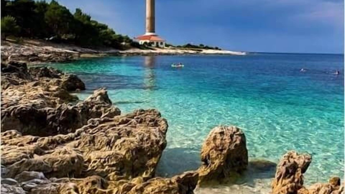 Veli Rat Apartment | Studio apartment in Veli Rat with Seaview, Balcony, Washing machine (882-1)