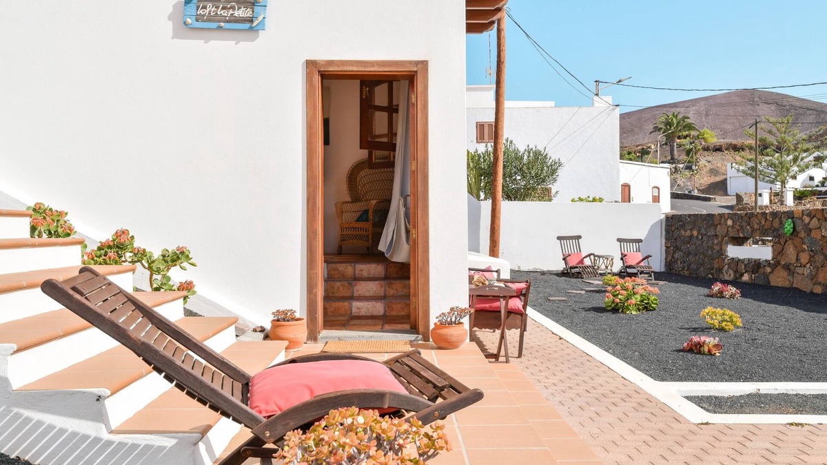 Guatiza Apartment | Studio Apartment Loft la Petite with Wi-Fi, Garden & Terrace; Parking Available