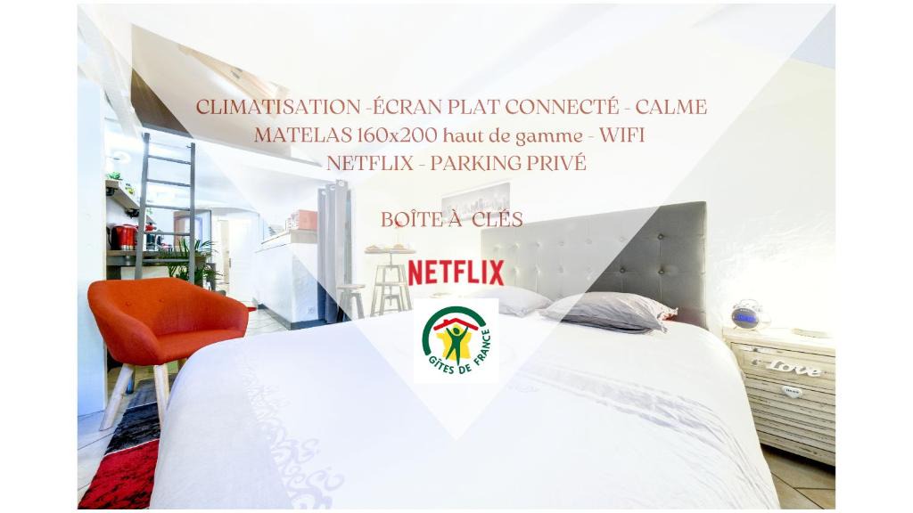 Pallud Apartment | Studio atypique et cosy, classé Gîte de France, CLIMATISATION, lit Queen Size, lave-vaisselle, Netflix, wifi, 400m centre, parking, 15min gare, boîte à clés, Gîtes La Tarine