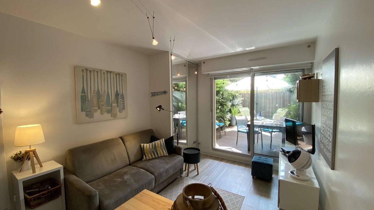 Le Moulleau Apartment | Studio cabin with beautiful terrace near the beach