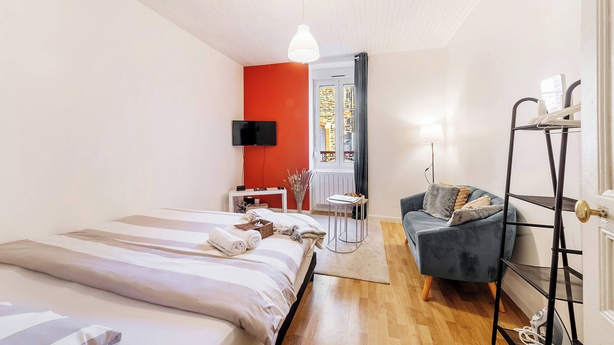 Saint-Helier Apartment | Studio centre-ville Rennes proche Gare