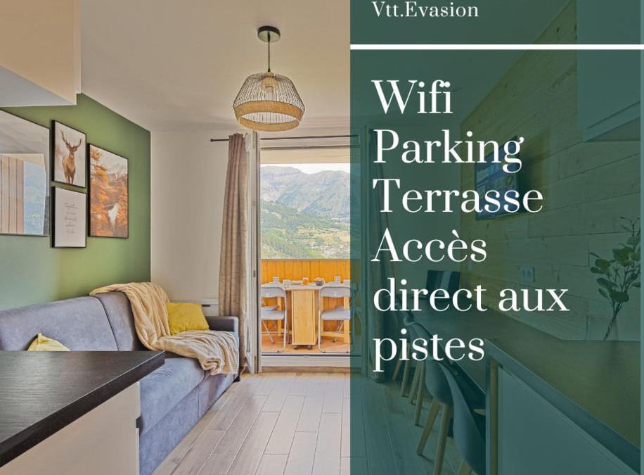 Allos le Seignus Apartment | Studio de charme avec vue sur le Val d'Allos, parking et Wifi gratuit
