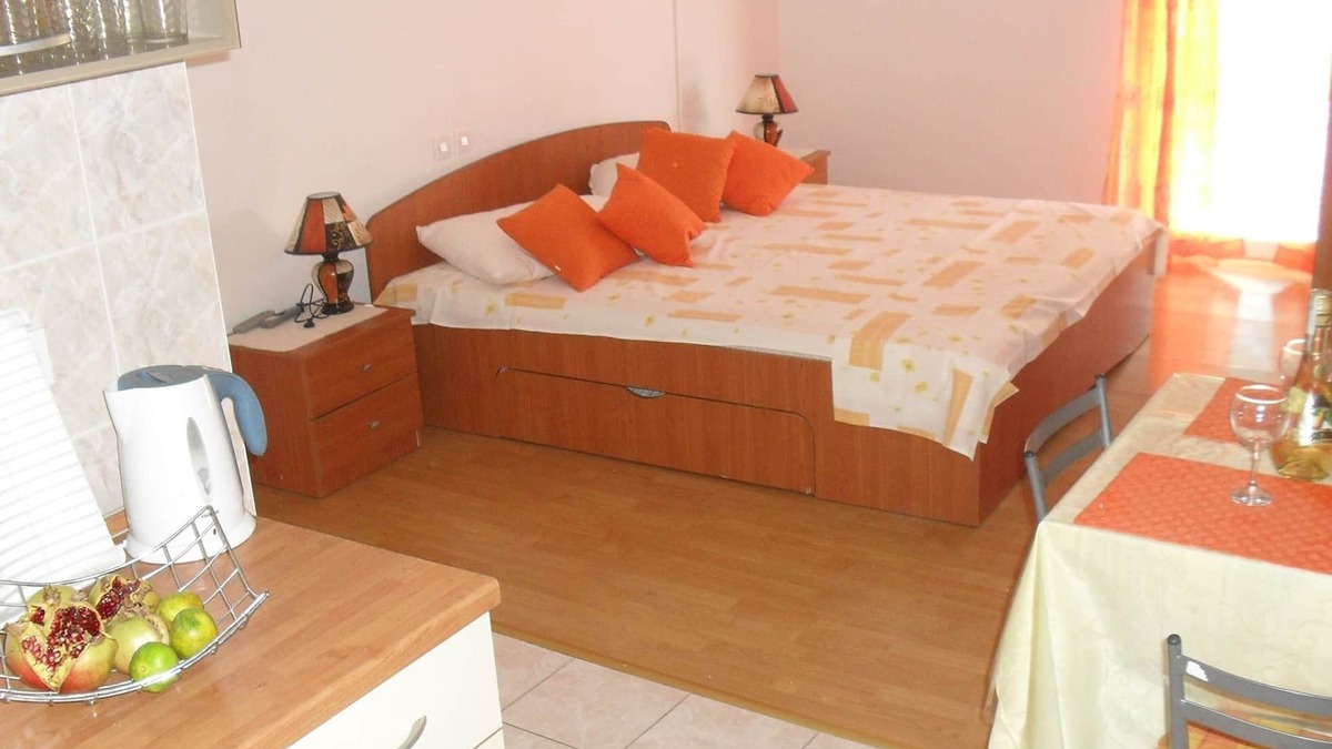 Stankovici Apartment | Studio flat with terrace and sea view Orebić, Pelješac (AS-648-a)