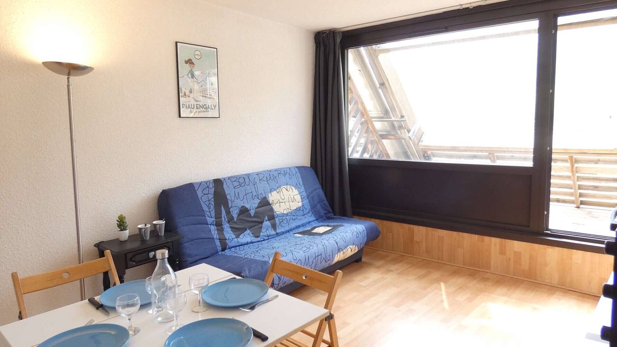 Piau Engaly Apartment | Studio for 4 with balcony, Piau-Engaly