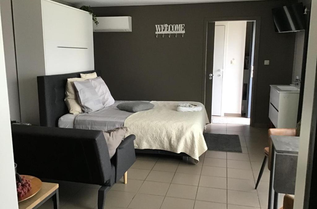 Geel House | Studio Gardenroom Guesthouse De Steenberg met wellness & tuinzicht