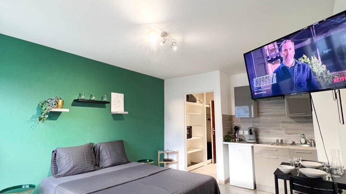 Huningue Apartment | Studio Le Maréchal - Near border & Netflix