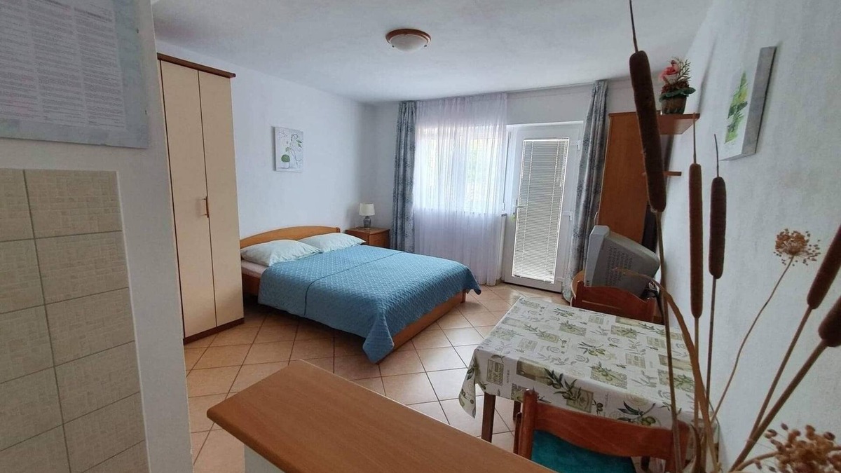Salatic Apartment | Studio Matea for 2 persons, quiet location, WLAN, air conditioning, barbecue