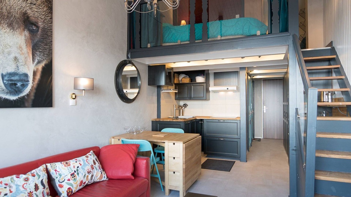 Val Claret Apartment | Studio + Mezzanine - Balcony - Wifi - 500m from slopes