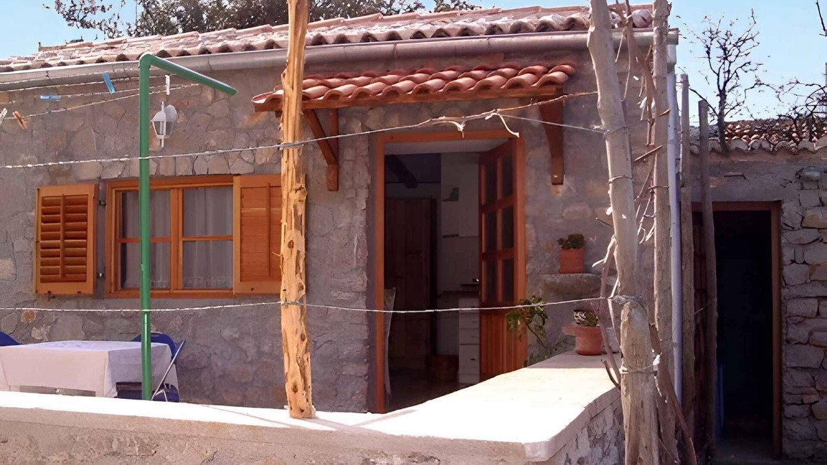 Veli Losinj Apartment | Studio mit Terrasse und Klimaanlage