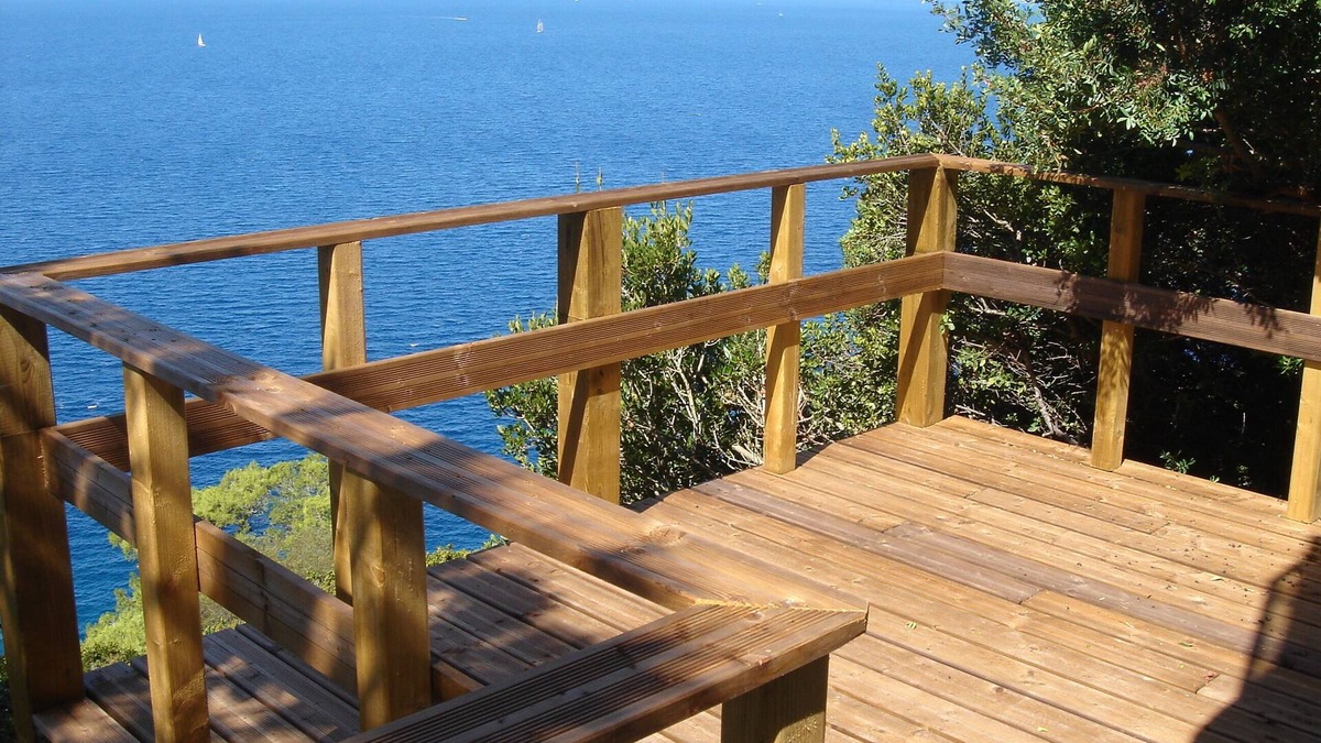 Ile du Levant Apartment | Studio on the Ile du Levant - superb sea view