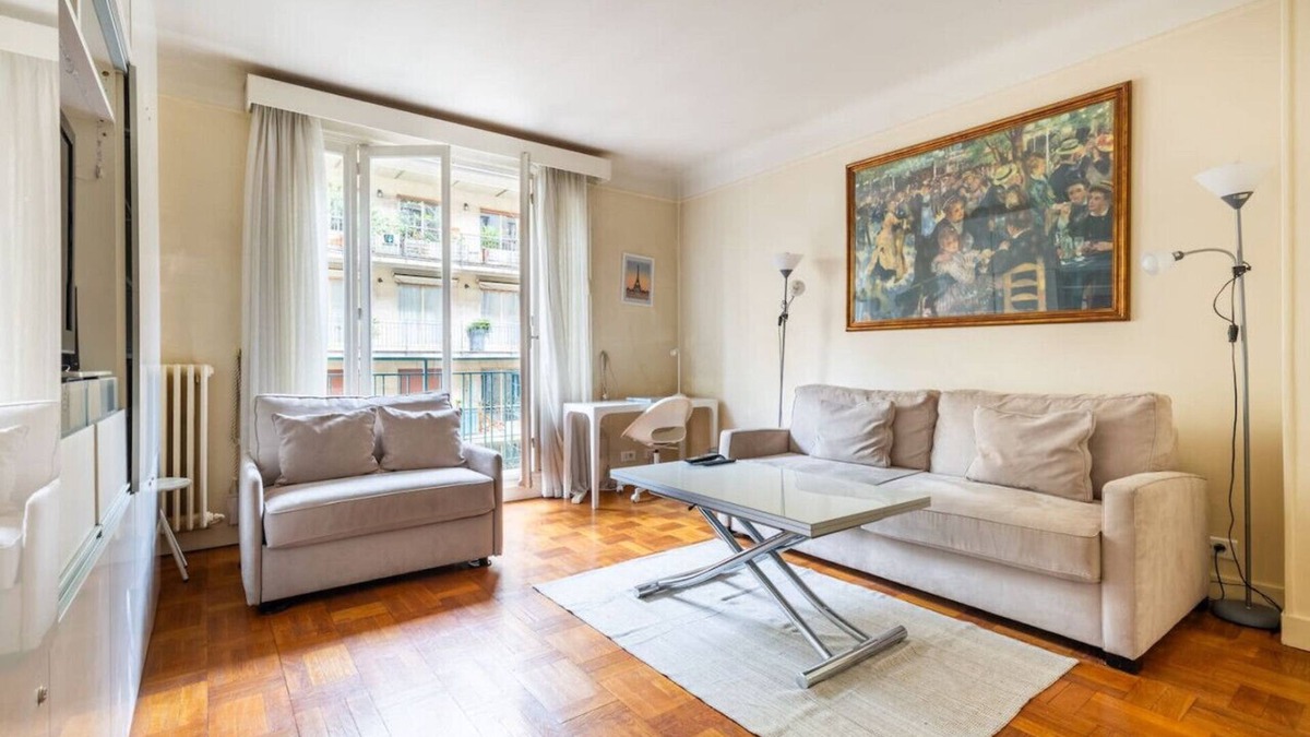 Porte-Dauphine Apartment | Studio Porte Dauphine Avenue Foch#2pers.