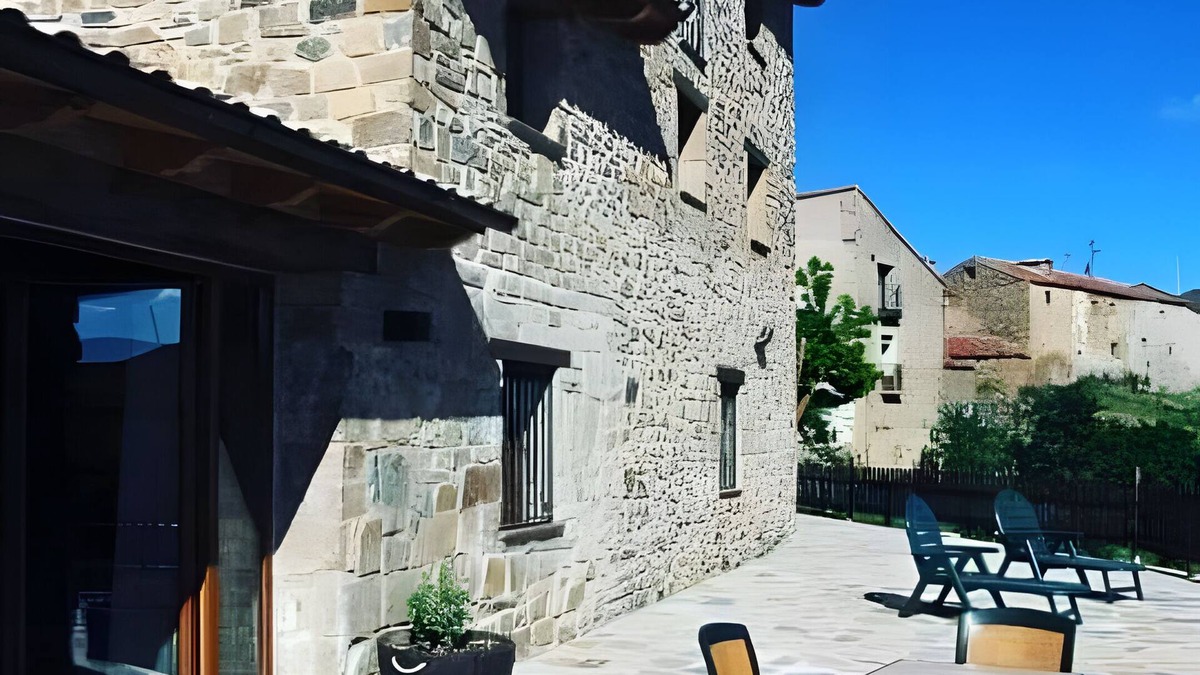 Villar del Rio House | Studio 'Santa Cristina' with Mountain View, Shared Terrace and Shared Garden
