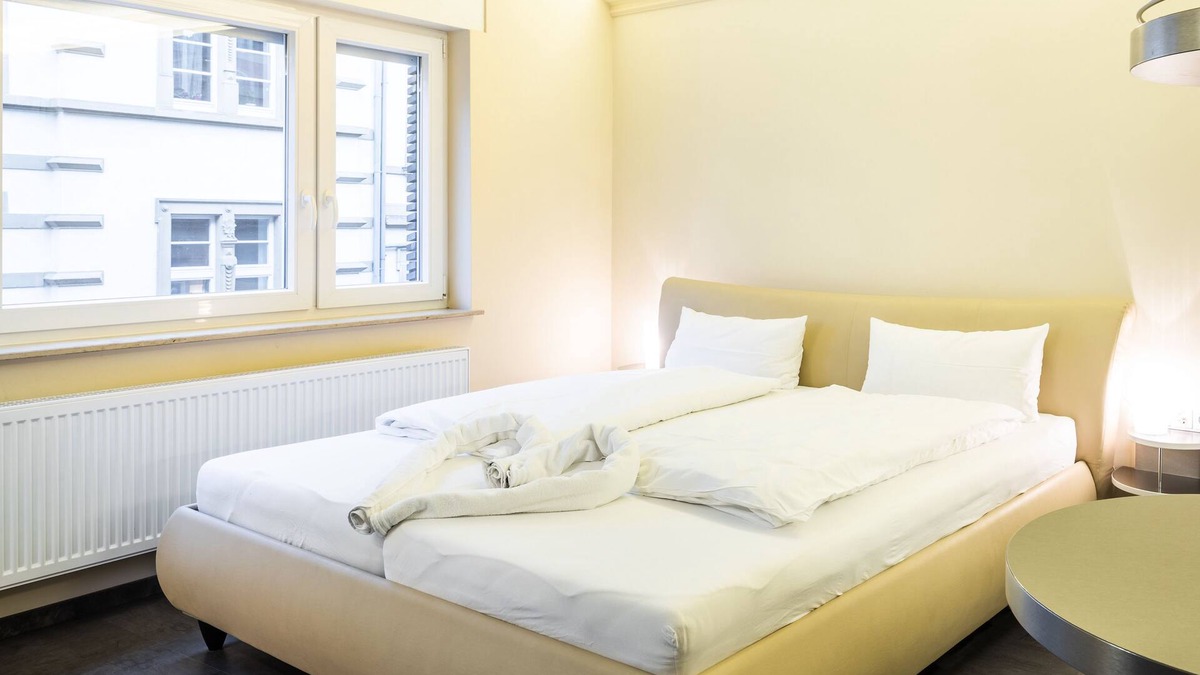 Heidelberg Apartment | Studio with a fully equipped kitchen and a modern bathroom