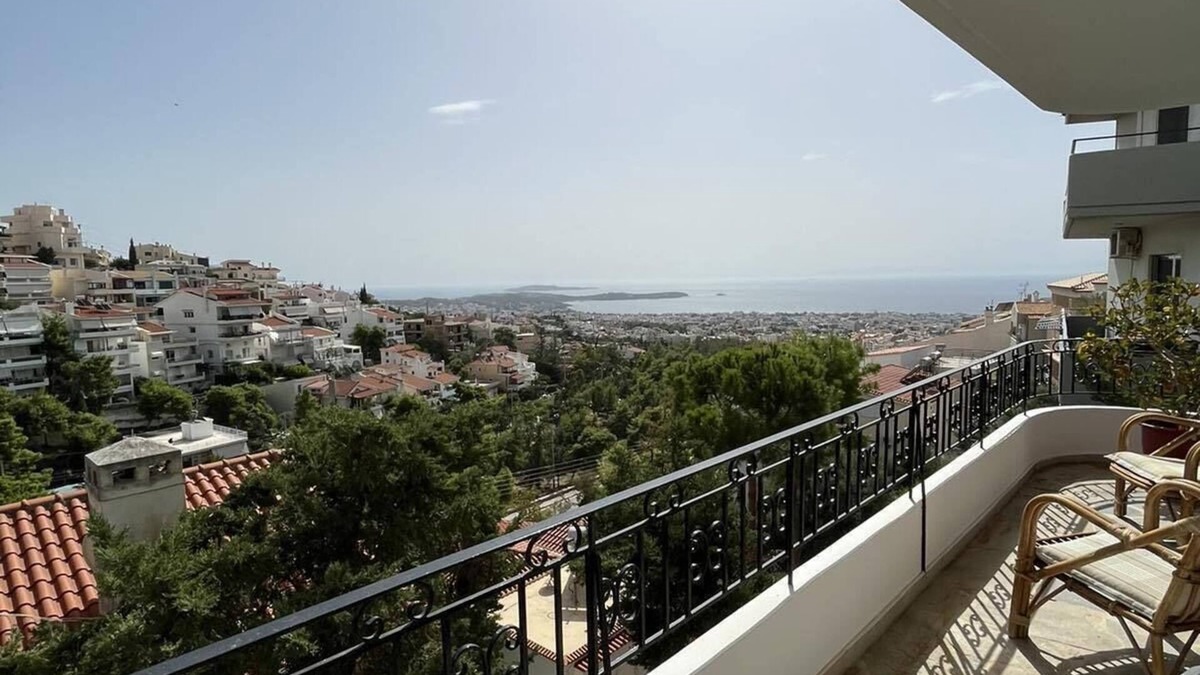 Voula Apartment | Studio with breathtaking view