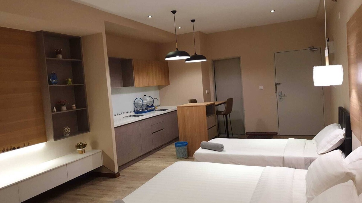 Tanjung Aru Apartment | Studio WIth Kitchen K1-06-01B @ Little Ant's Nest by Golden Ways