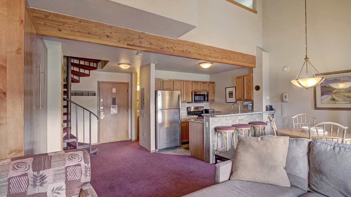 Historic District Condo | Studio with Loft In the heart of Breckenridge