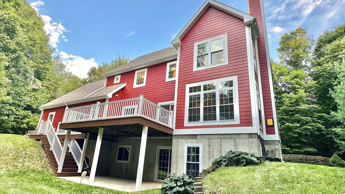Webster House | Stunning 3 bed, 2.5 bath home, nestled in a quiet woodsy setting.