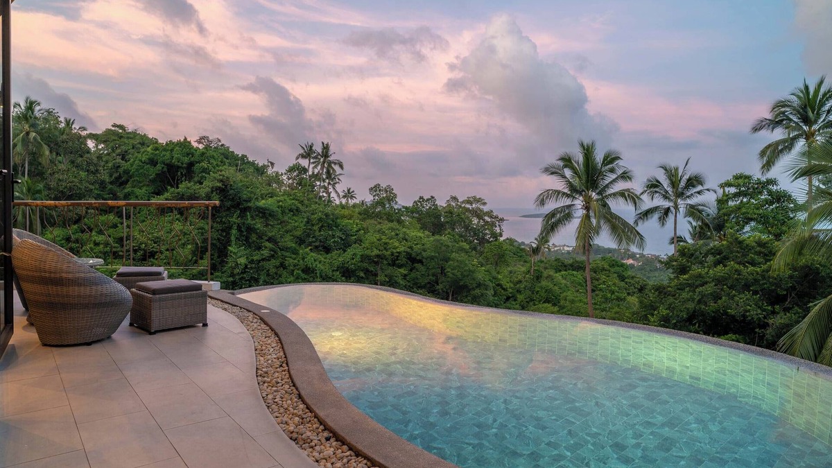 Maret Villa | Stunning 3-bedroom villa with infinity pool, panoramic views, and spacious terrace
