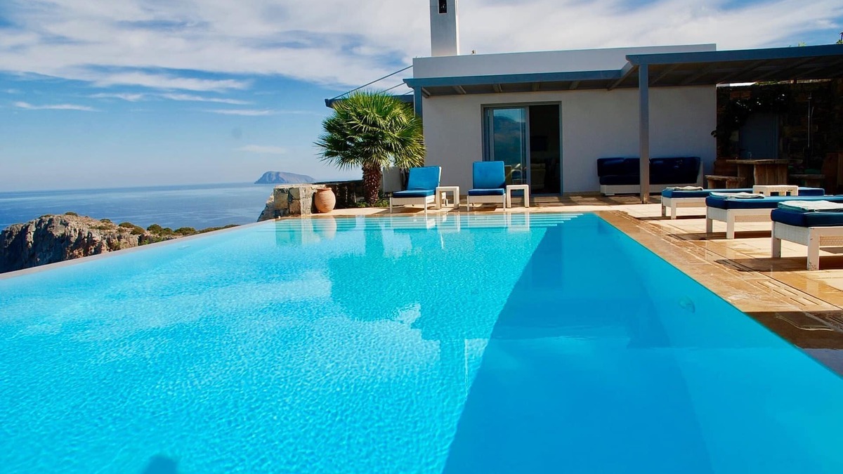 Istron House | Stunning 4 bedroom villa + guest suite, private estate, breathtaking views