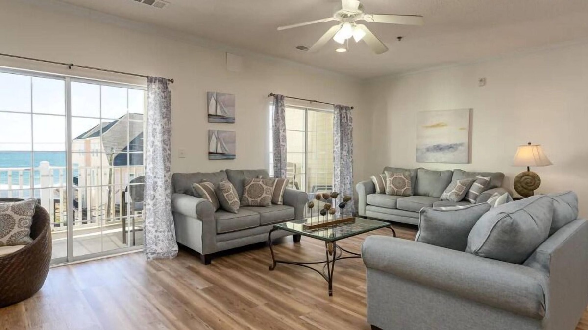 North Myrtle Beach Condo | Stunning and Spacious 5 BR Condo- With Ocean Views and more! Cherry Grove Villas 402