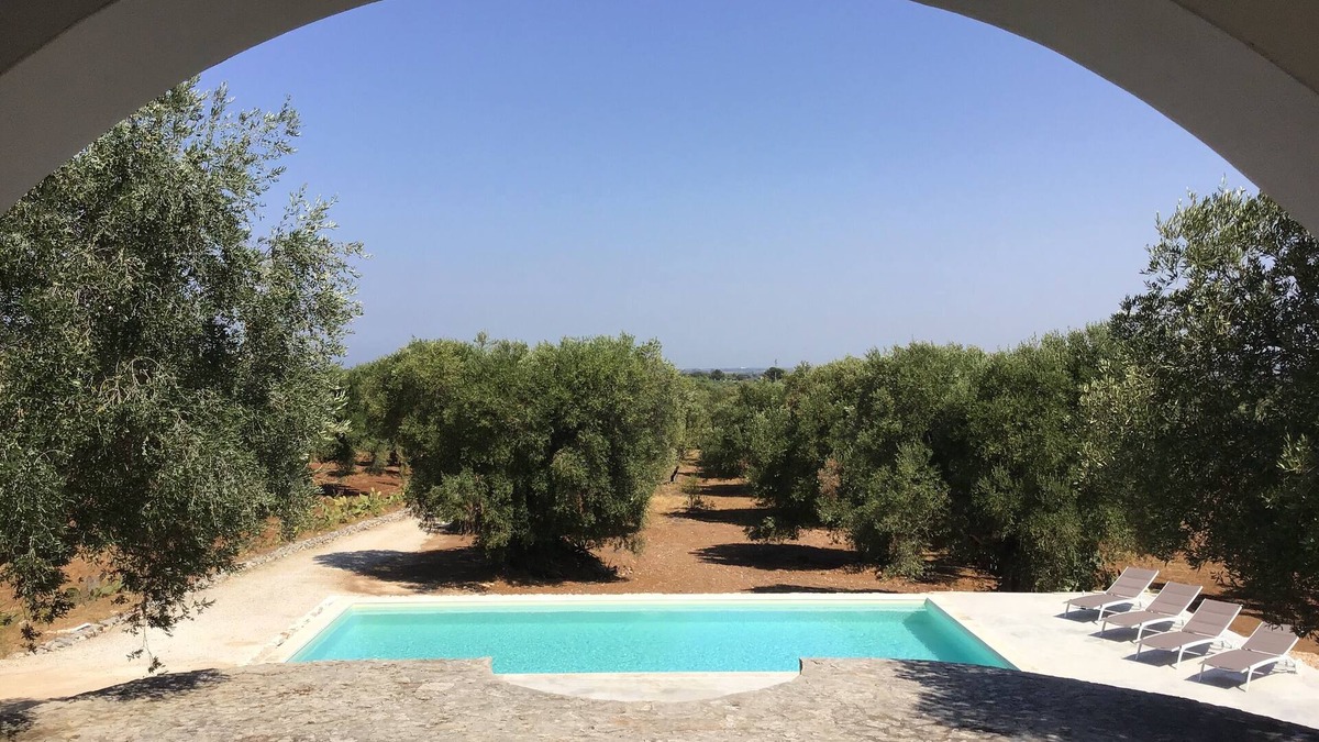 Carovigno Villa | Stunning Distant sea views, Immersed in olive trees with PRIVATE POOL built 2021