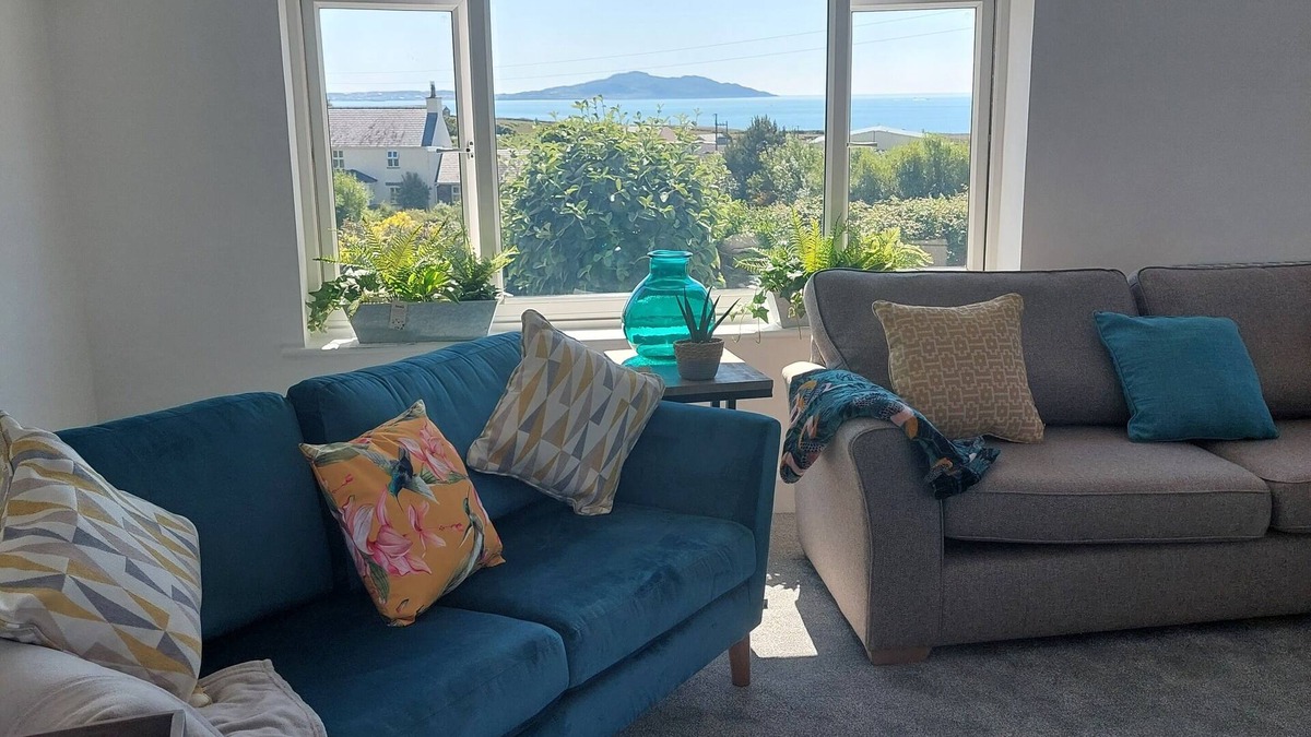 Rhydwyn House | Stunning house in Church Bay with sea views and dog friendly