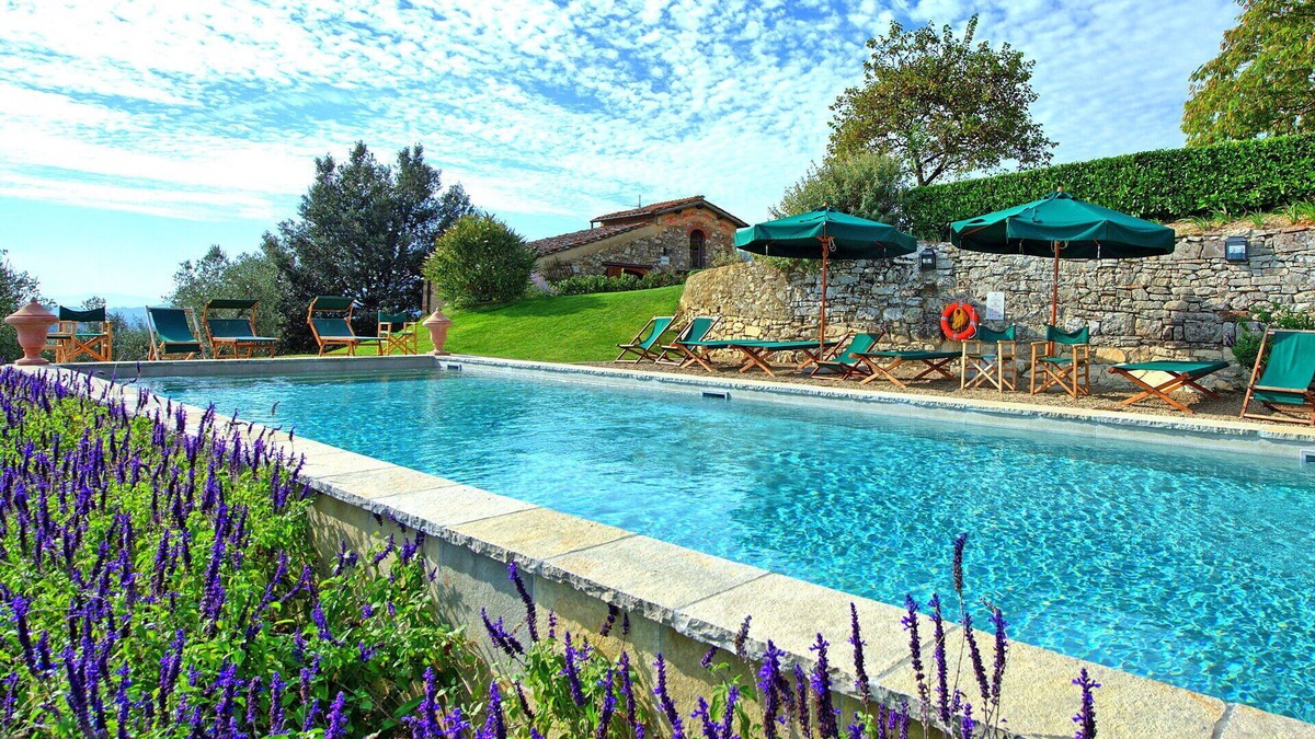 San Donato in Collina Villa | Stunning private villa with private pool, A/C, WIFI, TV and panoramic view, close to Florence