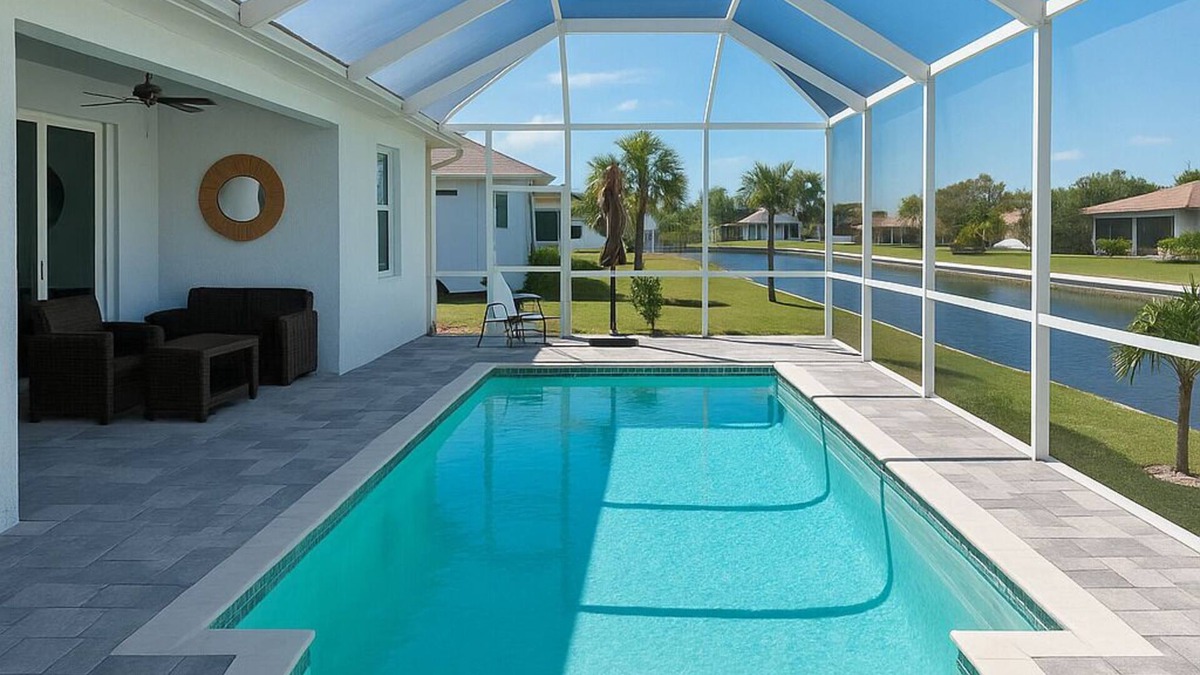 White Marsh House | Stunning Modern New Construction Home w/Pool, Canal Views, & BBQ