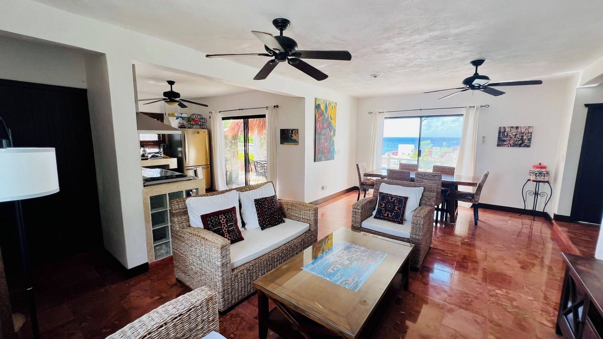 Colonia Centro Apartment | Stunning rooftop villa with ocean views