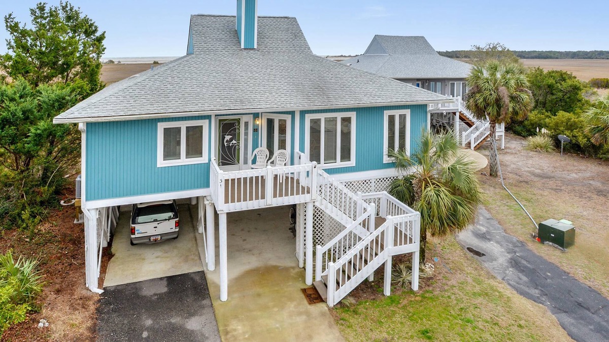 Oceanmarsh Subdivision House | Stunning Ocean and Marsh View - Golf Cart Included!