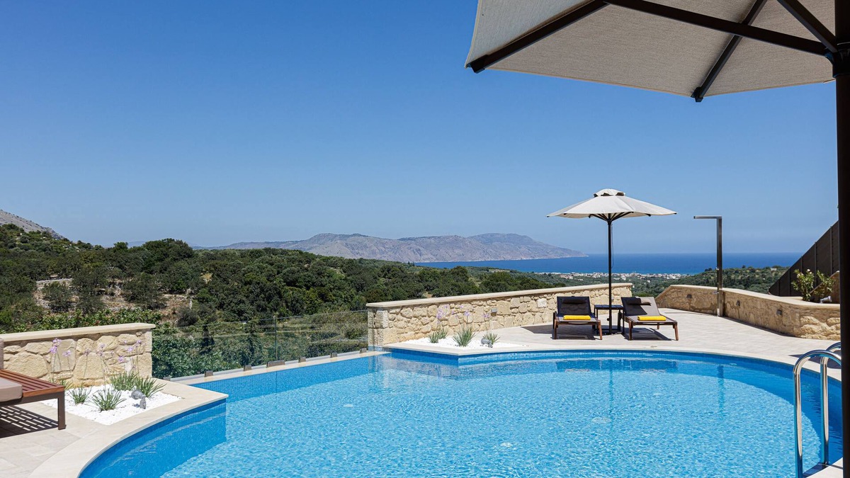 Kastellos Villa | Stunning Panoramic and Sea Views, Mini Spa, Table Tennis and Playground!