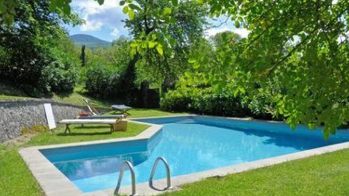Vivo dʼOrcia Villa | Stunning private villa for 2 guests with pool, WIFI, TV, balcony and panoramic view