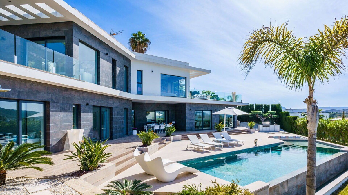 Cansalades Villa | Stunning private villa for 8 people with private pool, WIFI, A/C, hot tub, TV and patio