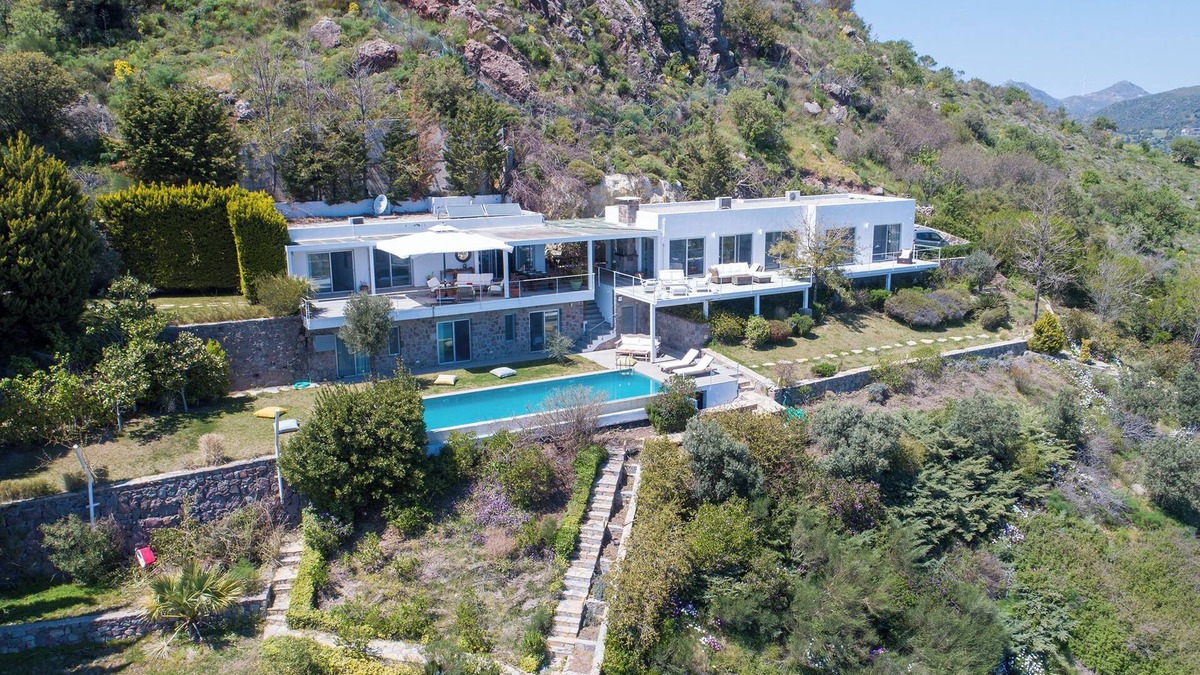 Bitez Villa | Stunning Sea View & Private Garden Villa in Bodrum