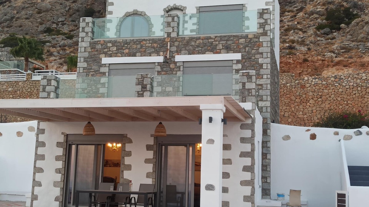 Prassonissi Villa | Stunning stone built villa for up to 8 people with private pool